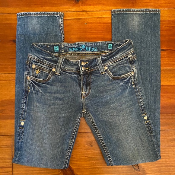 Sang Real (by Miss Me) Only The Chosen Jeans Sz 28 - Picture 2 of 11